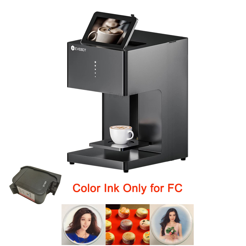 Evebot 3dラテ機コーヒープリンタ自動フルタッチ操作diy印刷フォト