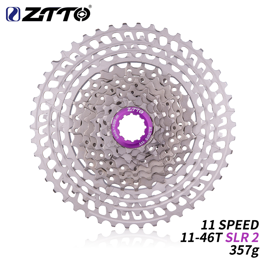 ZTTO 11 Speed 11-46T SLR 2 Bicycle Cassette HG Compatible 11s ultralig