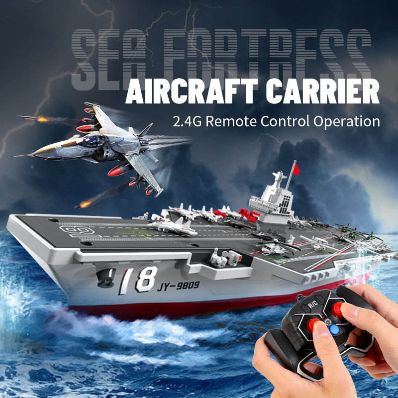 JJRC S19 RC Aircraft Carrier Dual Motor Drift Simulation Destroyer