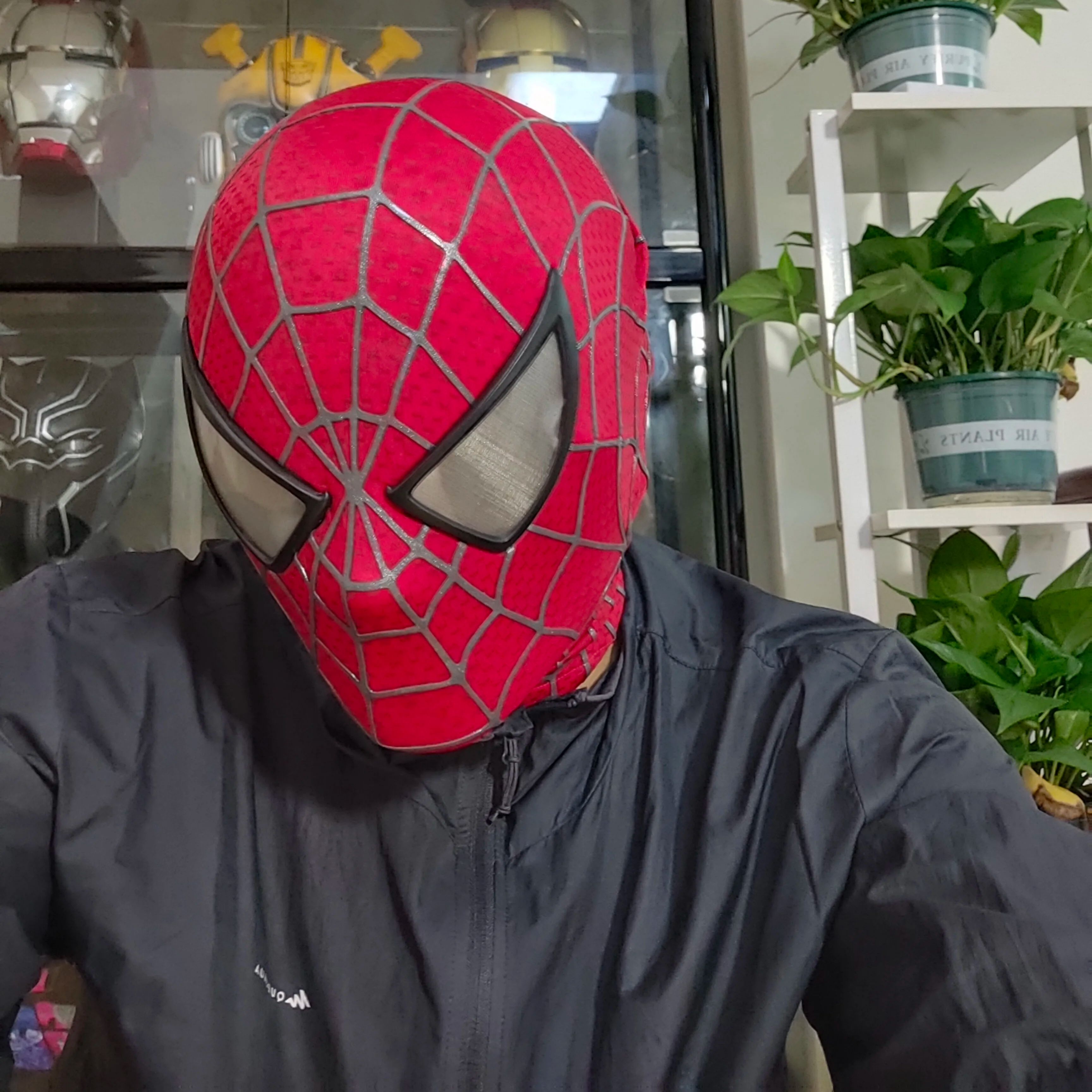 サム・レイミ風スパイダーマンマスク 3Dプリント可能 フェイスシェル