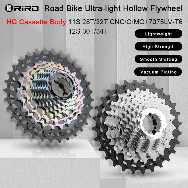 RIRO Road Bike Ultra-light Freewheel 11/12S-28-34T Bicycle CNC