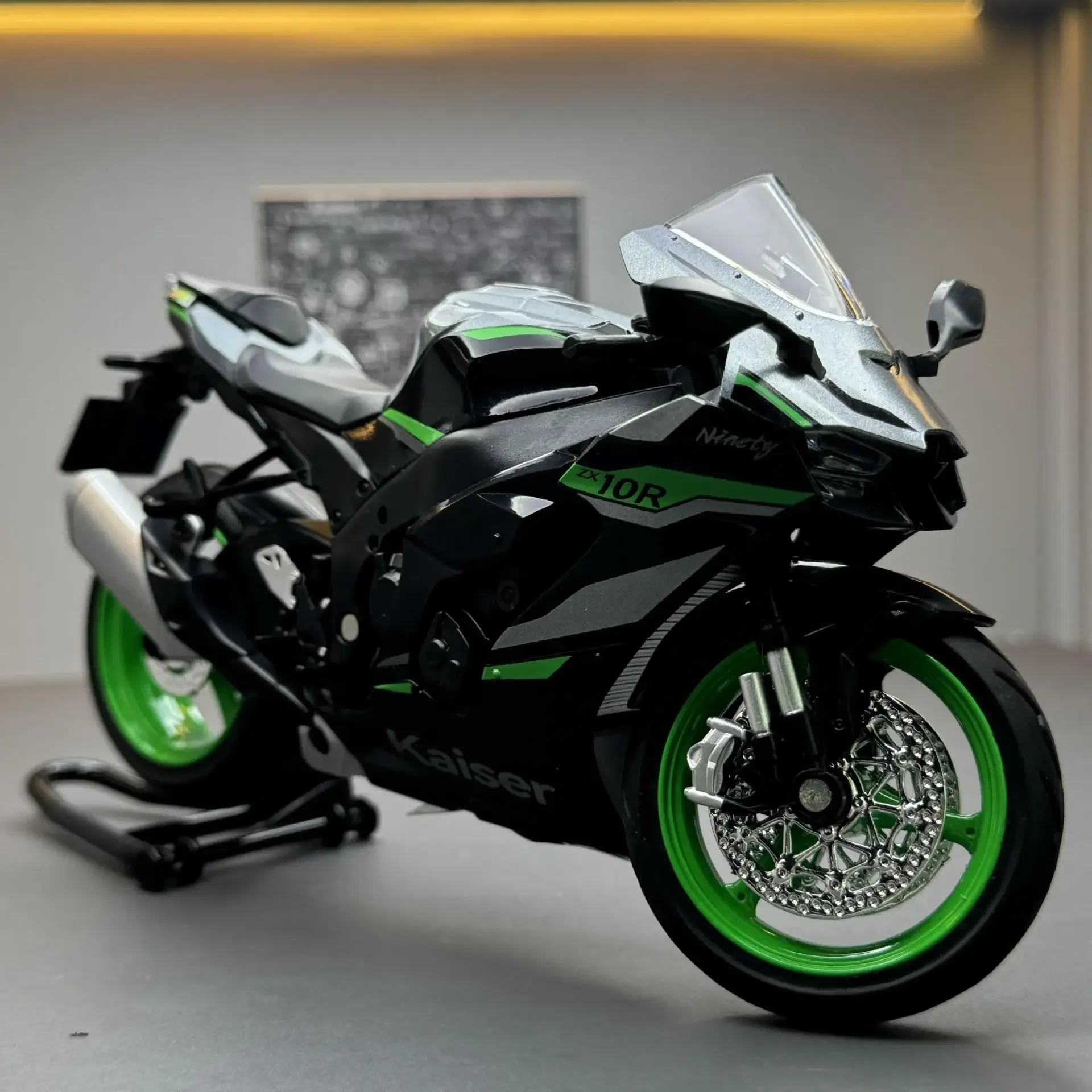 1:12 ZX-10R Simulation Alloy Motorcycle Metal Diecast Sound Light