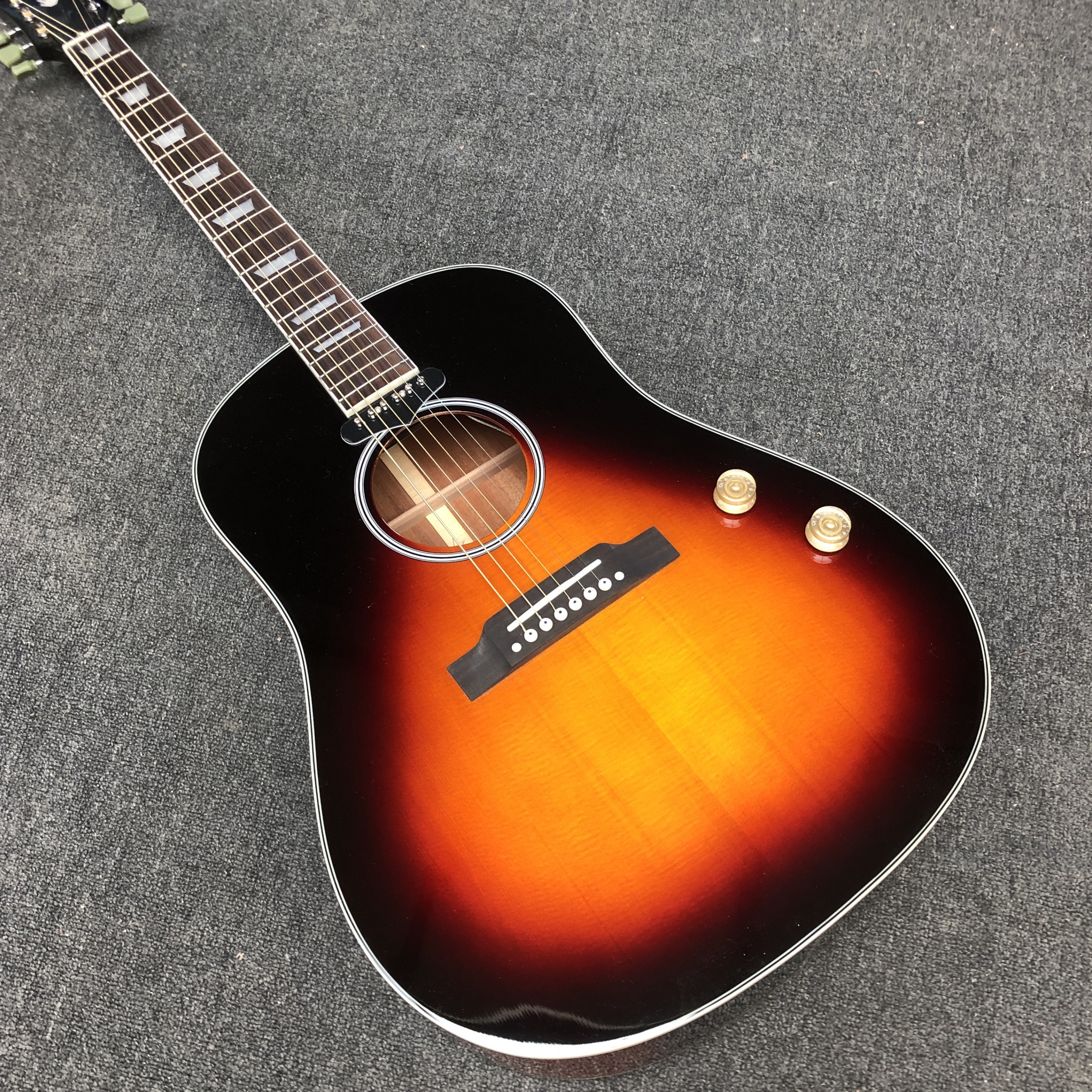 サンバースト仕上げホーンジョン非j160e電気アコースティックギター