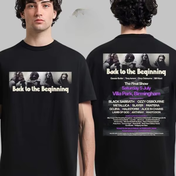 Black Sabbath and Ozzy Osbourne Back To The Beginning Merch Event