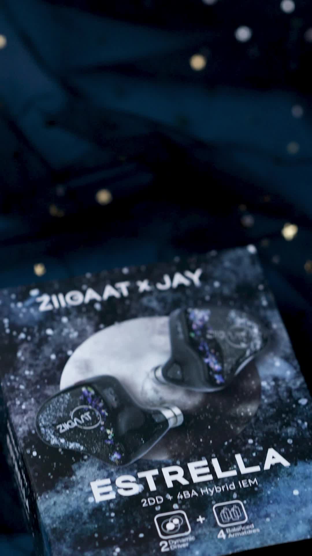 Linsoul ZiiGaat x Jays Audio ESTRELLA 2DD + 4BA ハイブリッド IEM