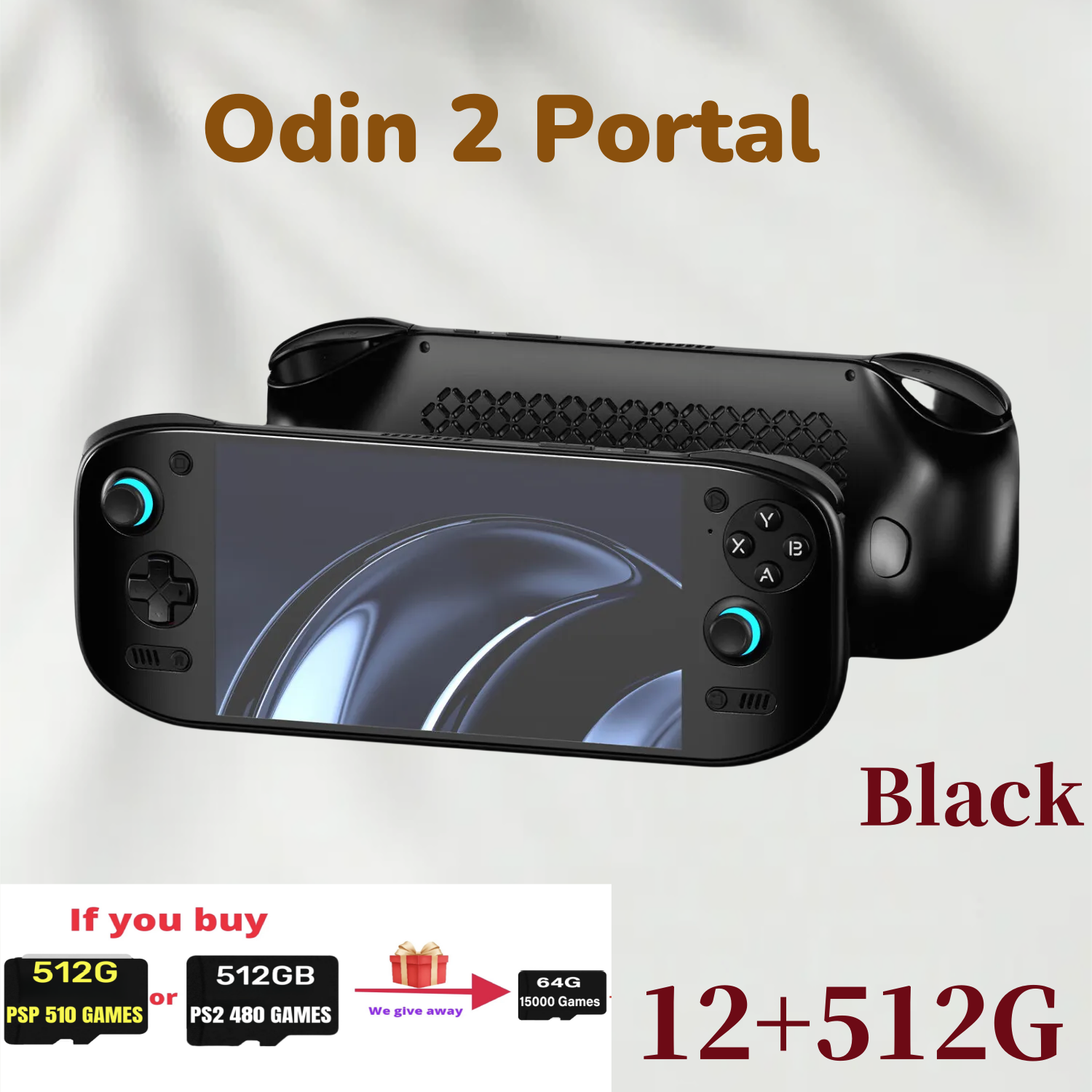 AYN Odin 2 Portal Handheld Game Console 7 Inch 120HZ Screen