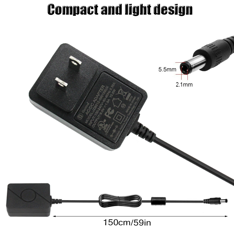 9V AC Adapter Guitar Pedal Power for Boss PSA-120S ME-80 ME-50B GT