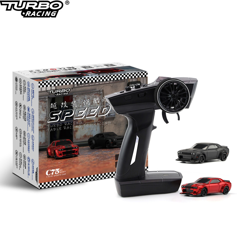 Turbo Racing 1:76 C64 C73 C72 C74 Drift RC Car With Gyro Radio