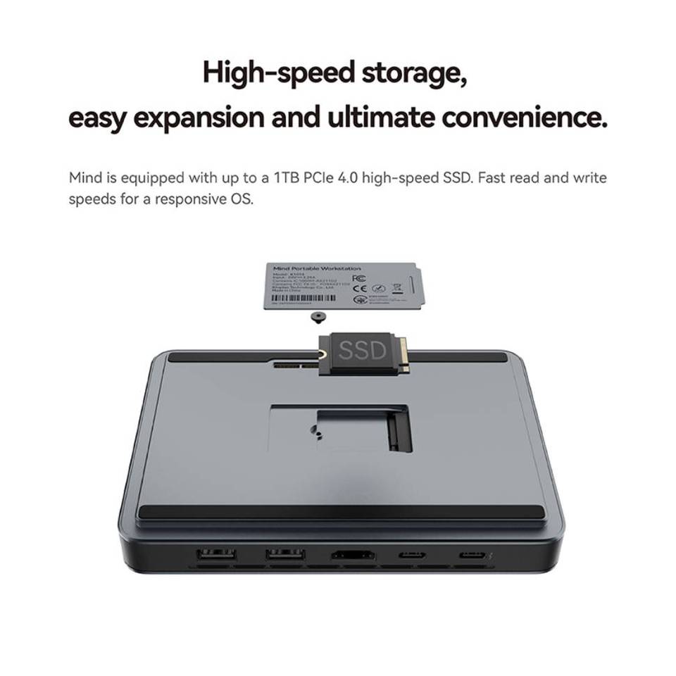 Khadas Mind 2、インテル Core Ultra 7 155H搭載ポケットミニPC、5.55