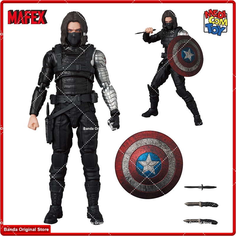 100% In Stock Original MAFEX No.203 MAFEX WINTER SOLDIER Captain