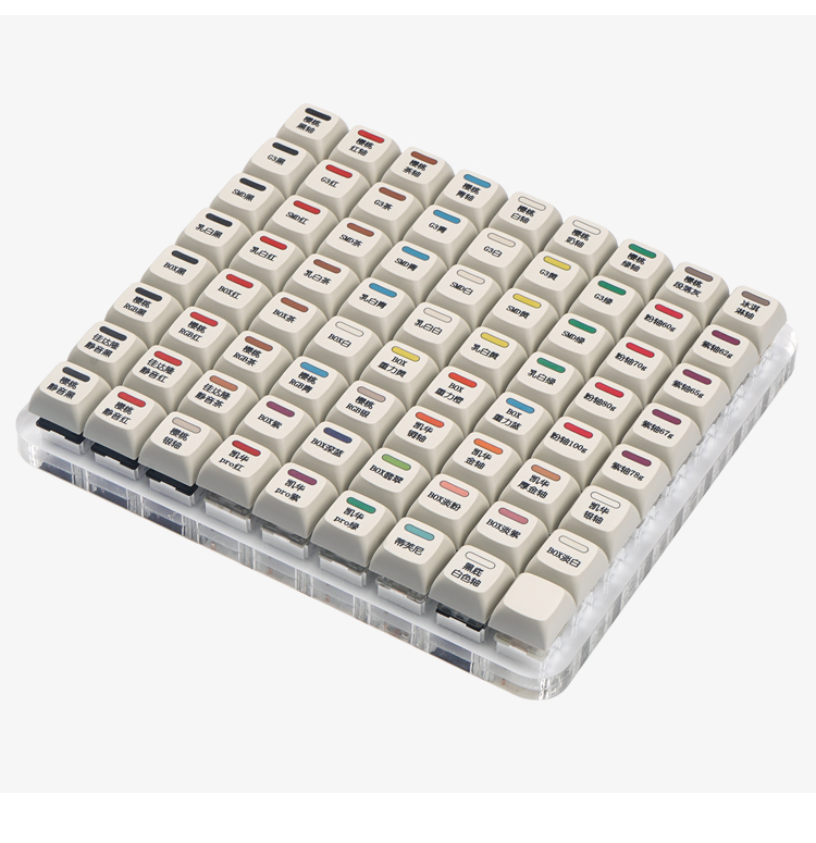 Cherry MX kailh box Gateronスイッチテスター,72キーのメカニカル