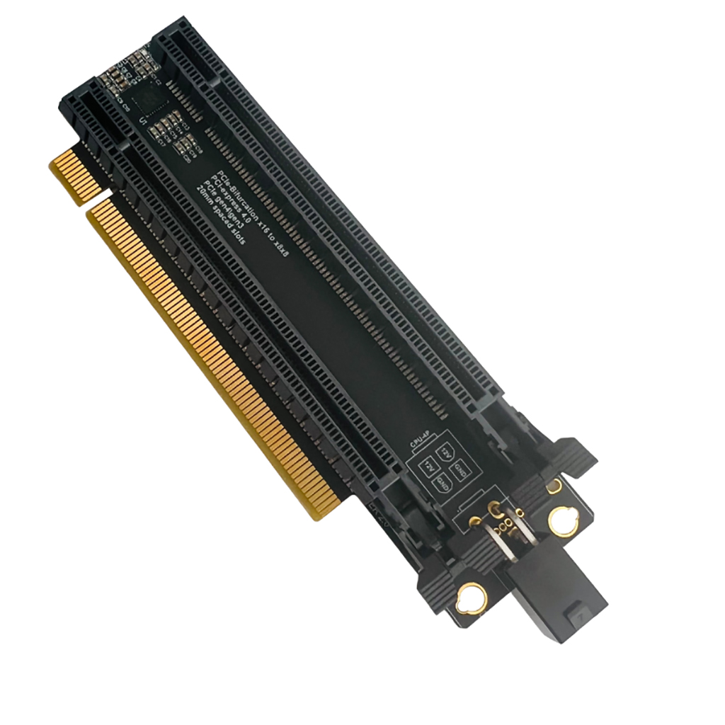 PCI-E 3.0 x16 1対2拡張カード Gen3 スプリットカード PCIe分岐 16X to
