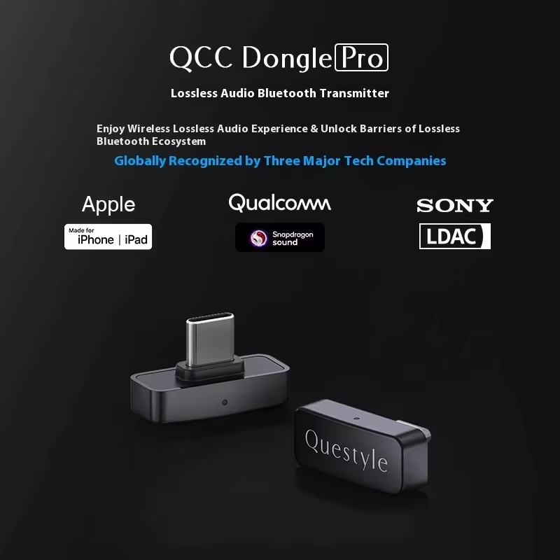 Questyle QCC Dongle Pro LDAC Lossless Bluetooth 5.4 Transmitter