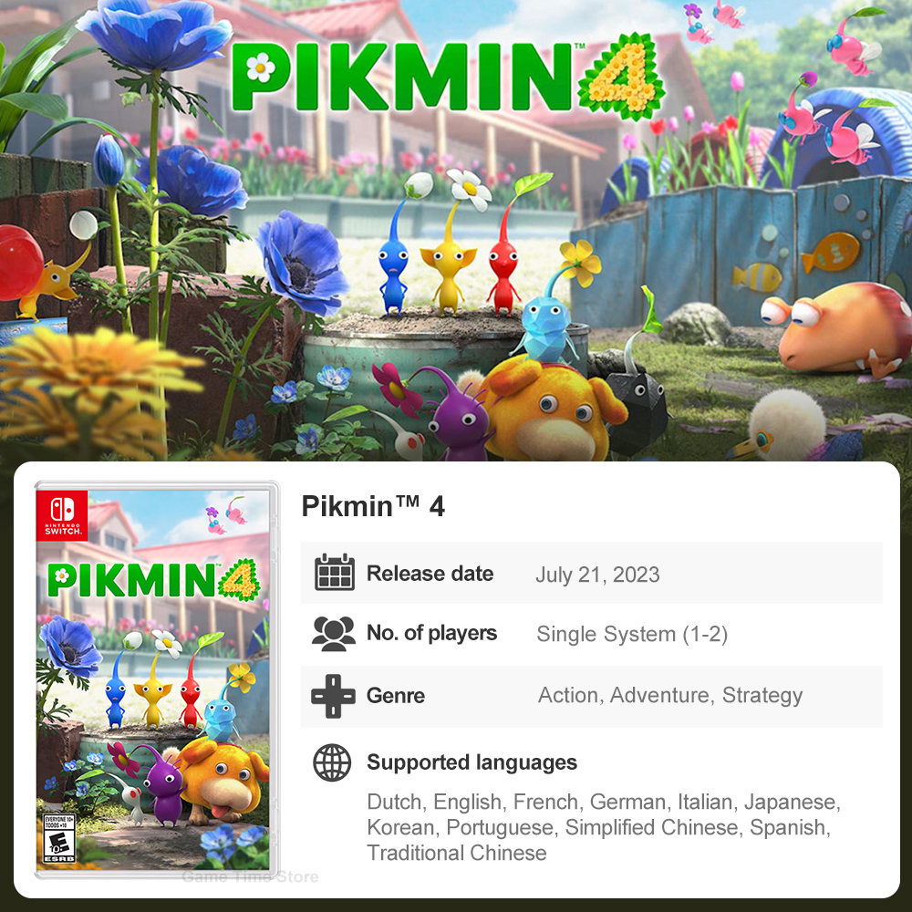Pikmin 1+2 3 Deluxe Pikmin 4 Nintendo Switch Games Deals 100