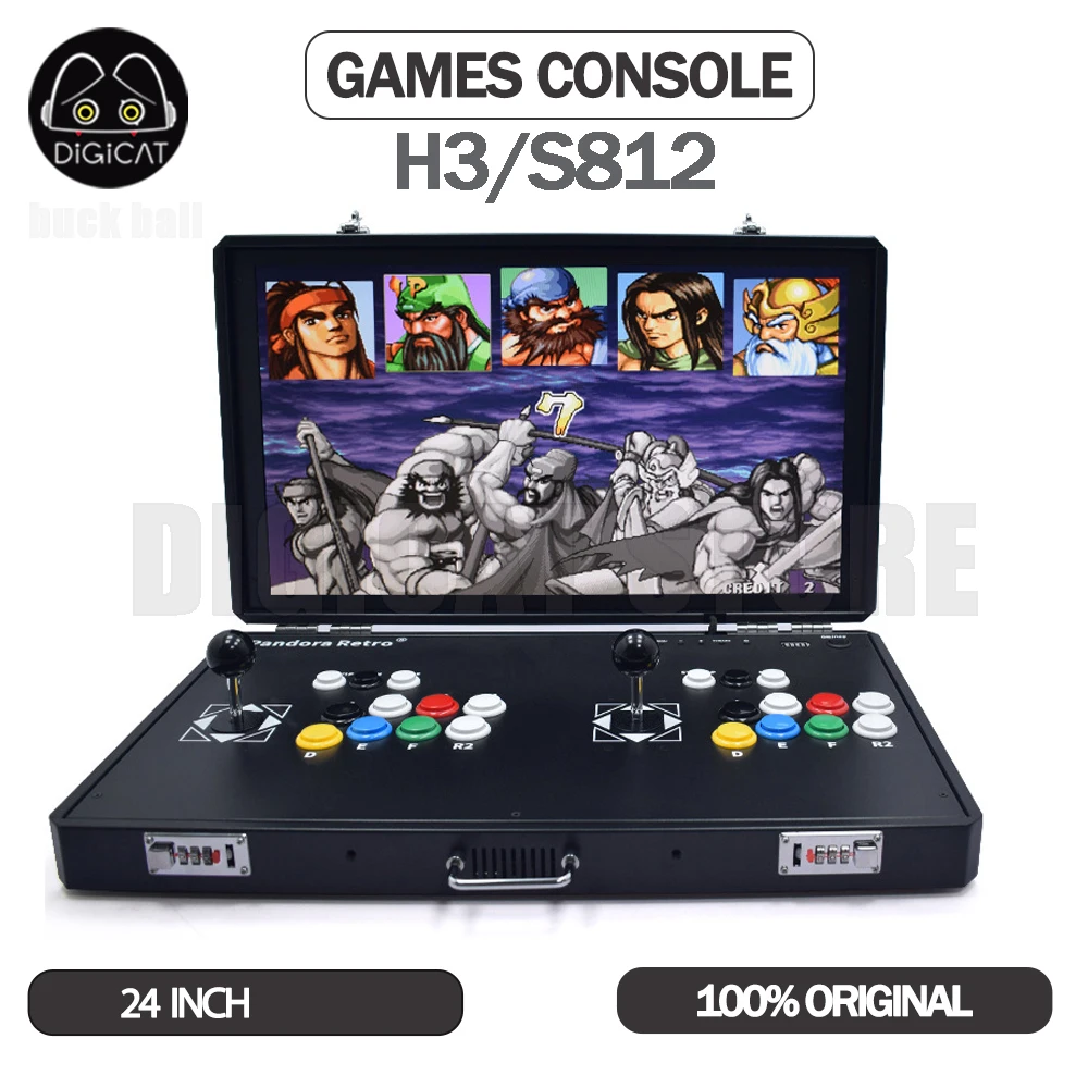 H3 S812 Retro Double Rocker Folding Portable Pandora Arcade
