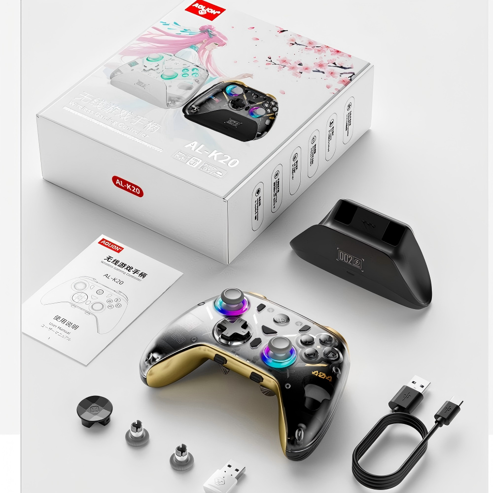 AOLION K20 Gaming Controller Dual Hall Magnetic Surface Shell