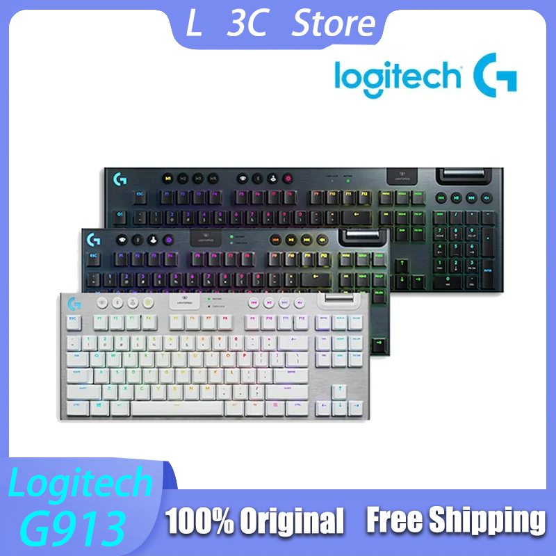 Logitech G913 G913TKL Wireless Mechanical Keyboard Bluetooth