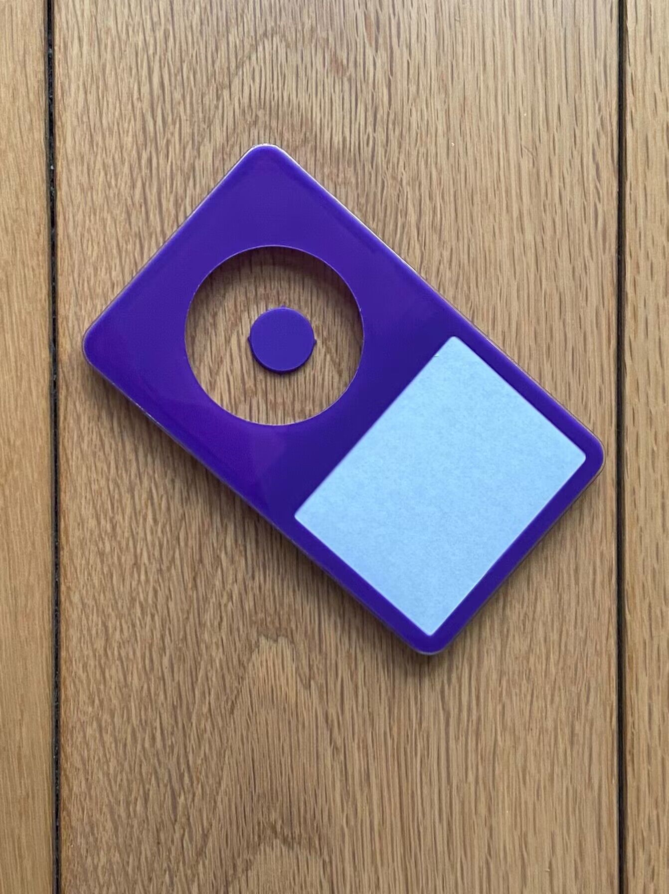 iPod Classic 第5世代/第5.5世代 ブラック ホワイト 透明 パープル