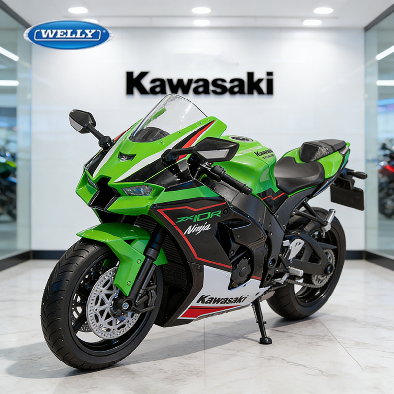 カワサキニンジャZx10r-完全なアルミニウム合金,おもちゃの車のギフト
