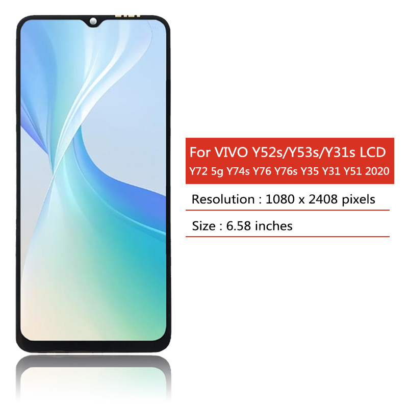 交換用LCDタッチスクリーン,ips,y52s,y53s,y31s,y72,5g,y74s,y76,y76s