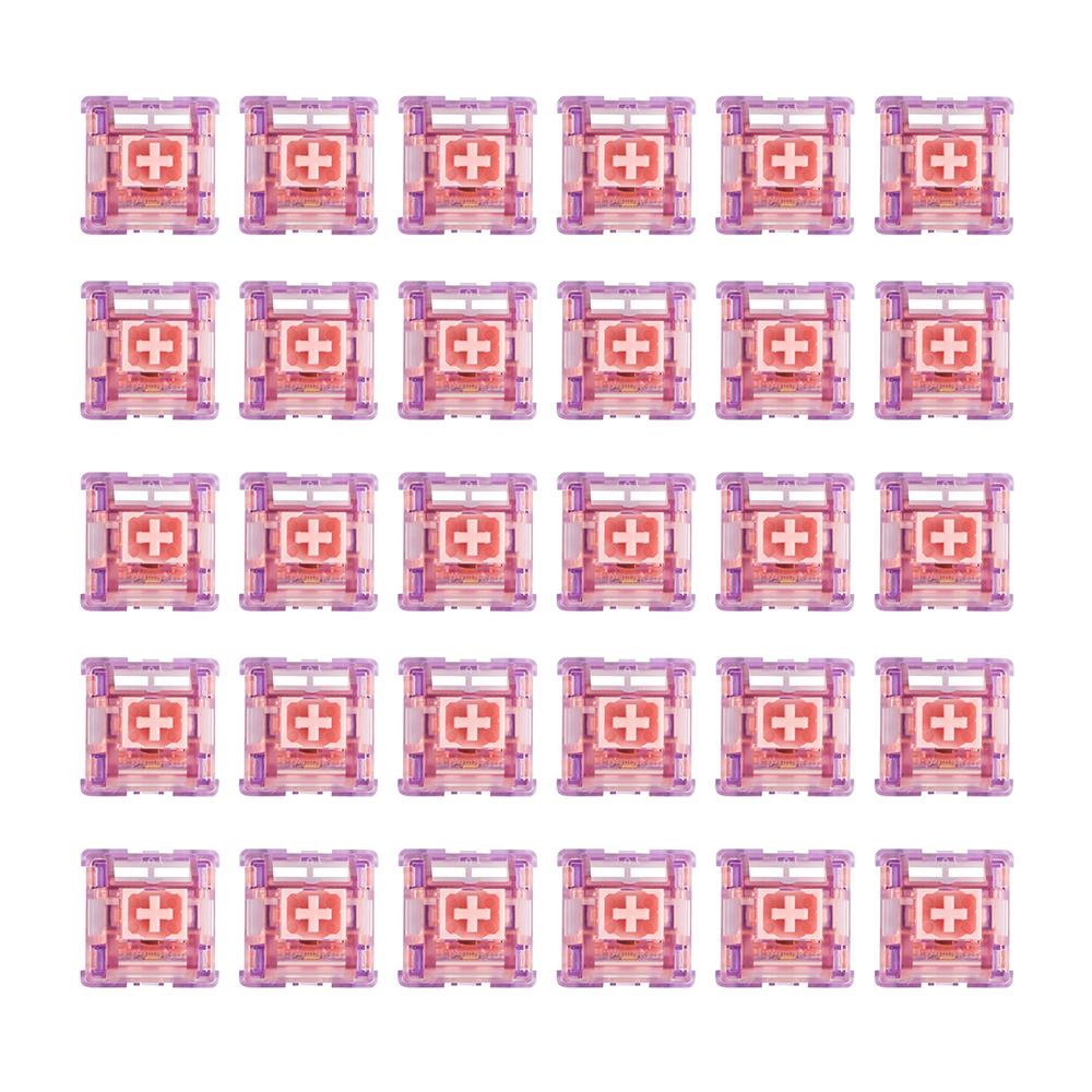 35 Pieces EPOMAKER Flamingo Switches Set Linear Factory Lubed