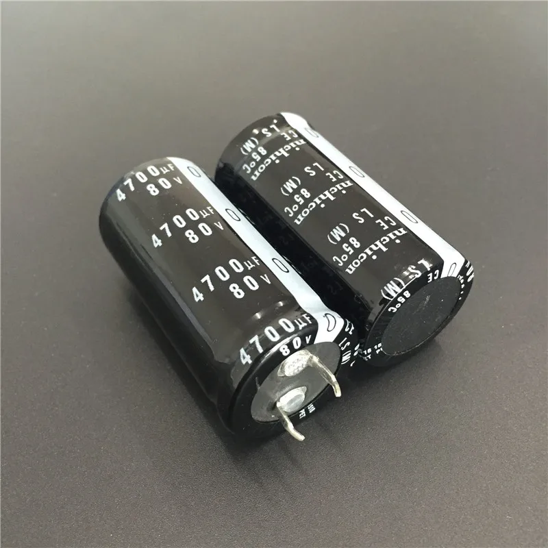 10pcs 4700uF 80V NICHICON LS Series 25x50mm High Quality 80V4700uF
