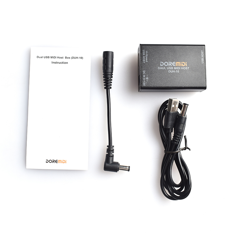 DOREMiDi Dual USB MIDI host box Connects USB MIDI devices High