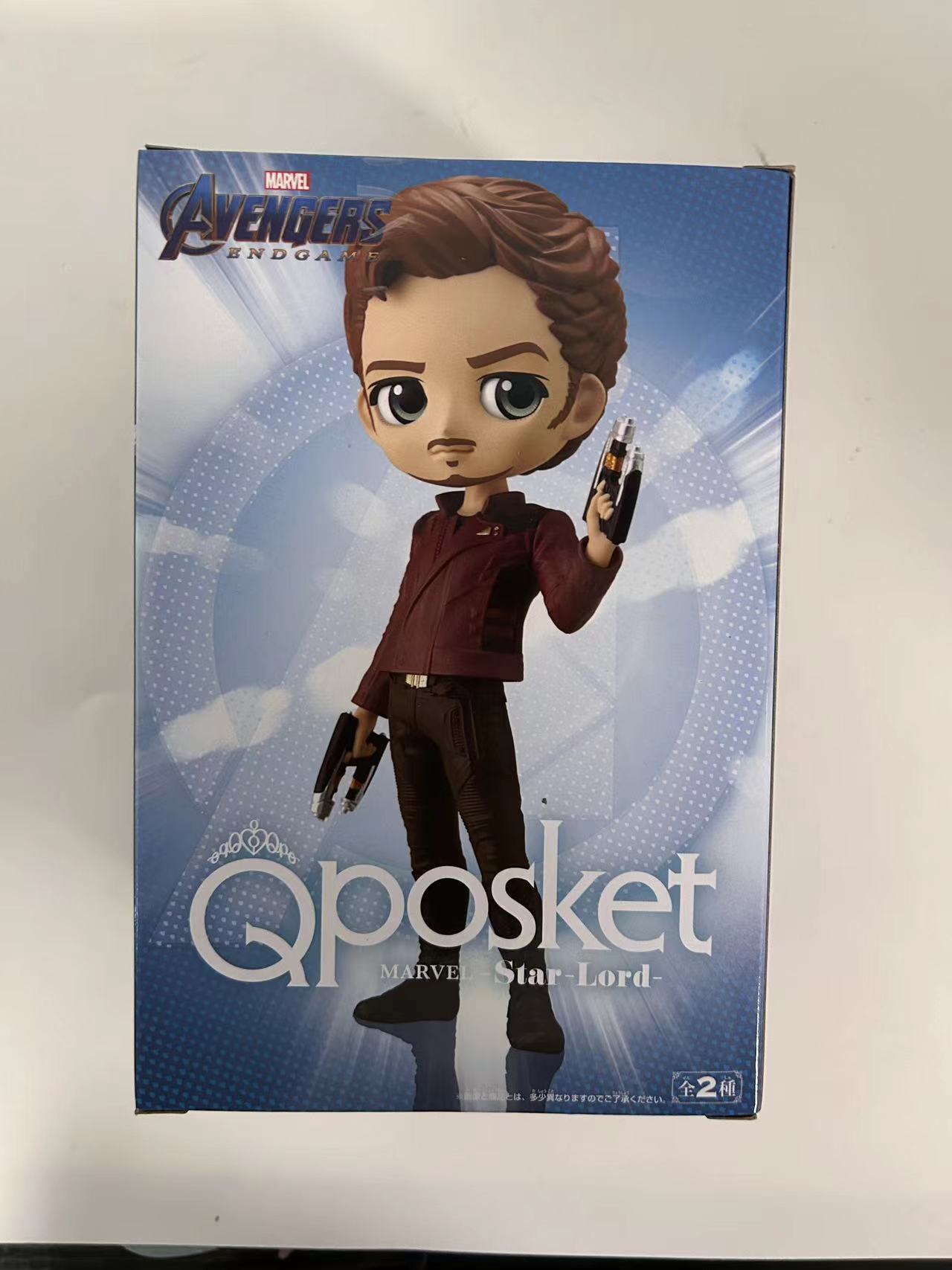 bandai original Banpresto Qposket Avengers Captain America Black