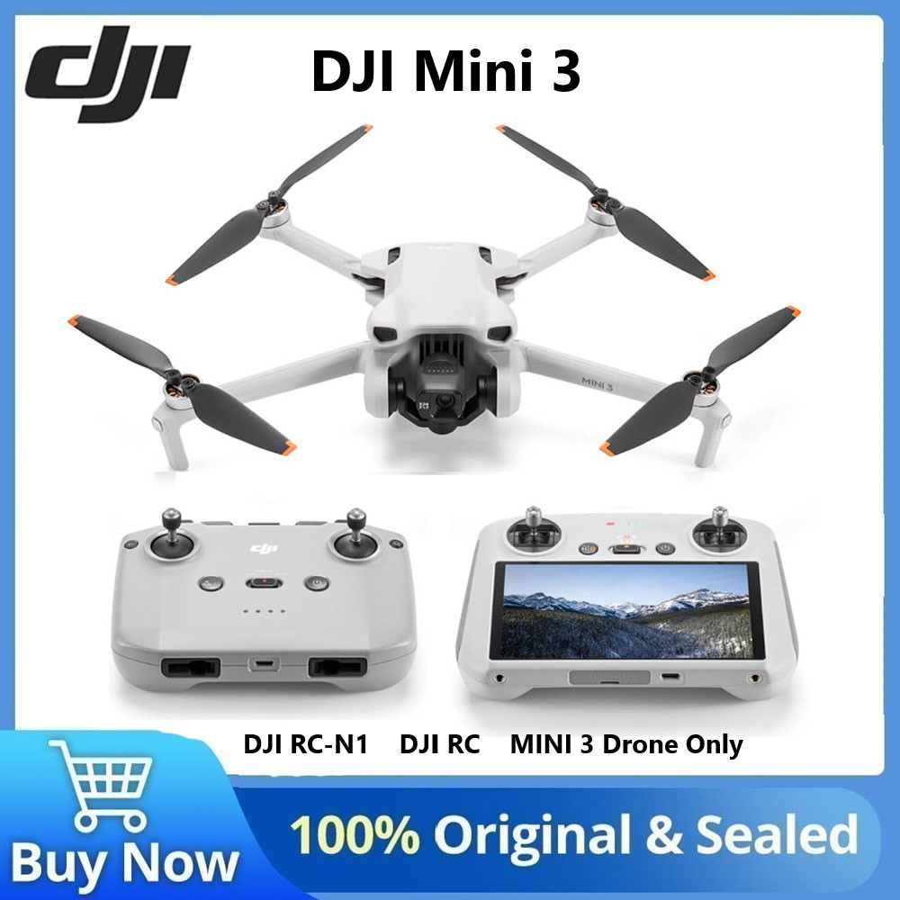 DJI Mini 3 Lightweight and Foldable Mini Camera Drone with 4K HDR