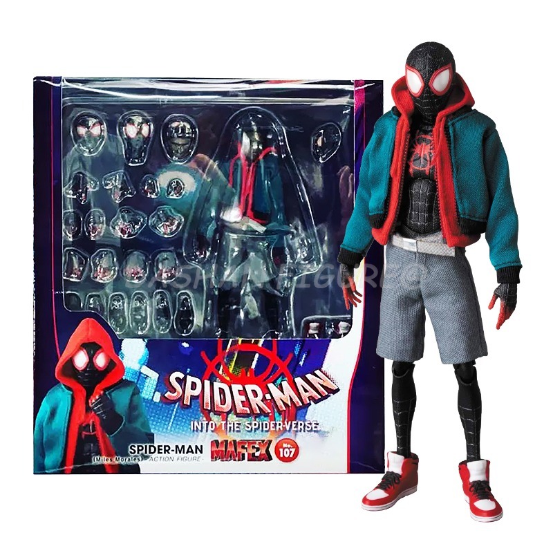 Maf Spider-Man: Into the Spider-Verse Miles Morales Action Figure