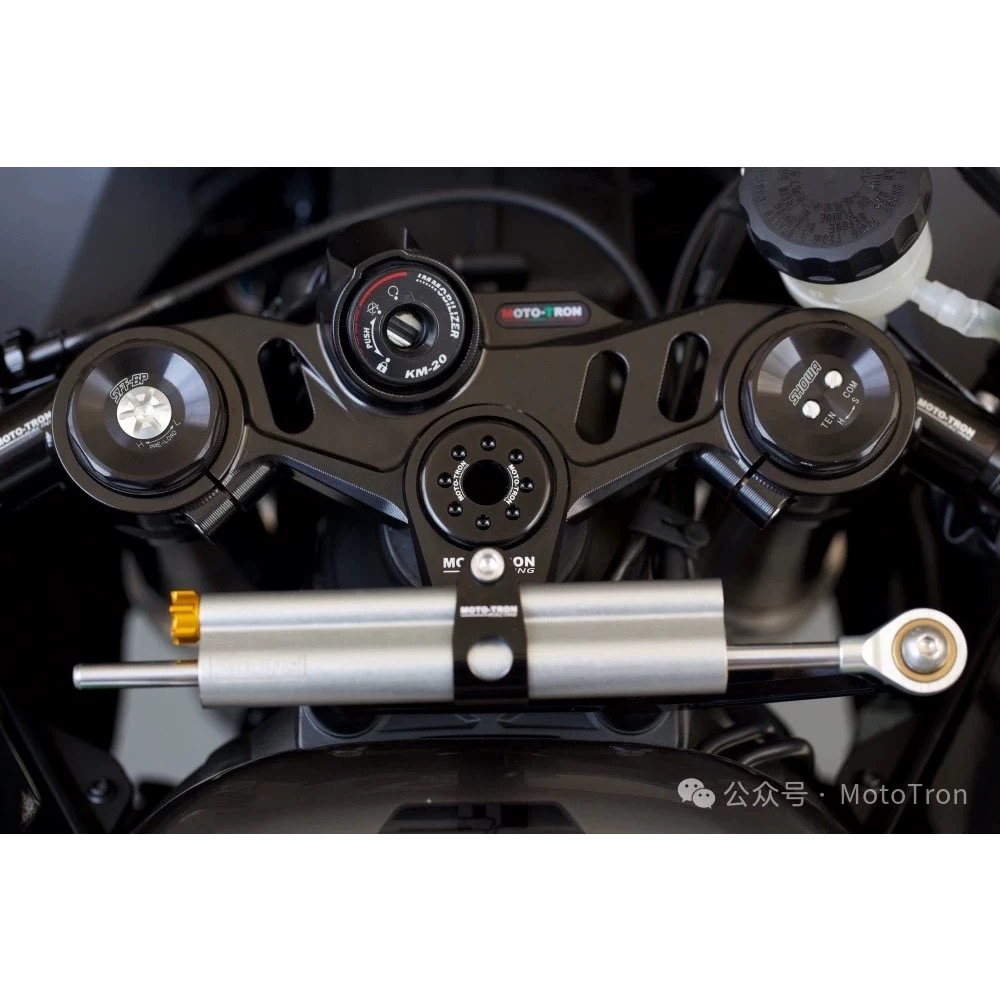 MOTO-TRON CNC Aluminum Motorcycle Handlebar Clip-Ons Fork Handle