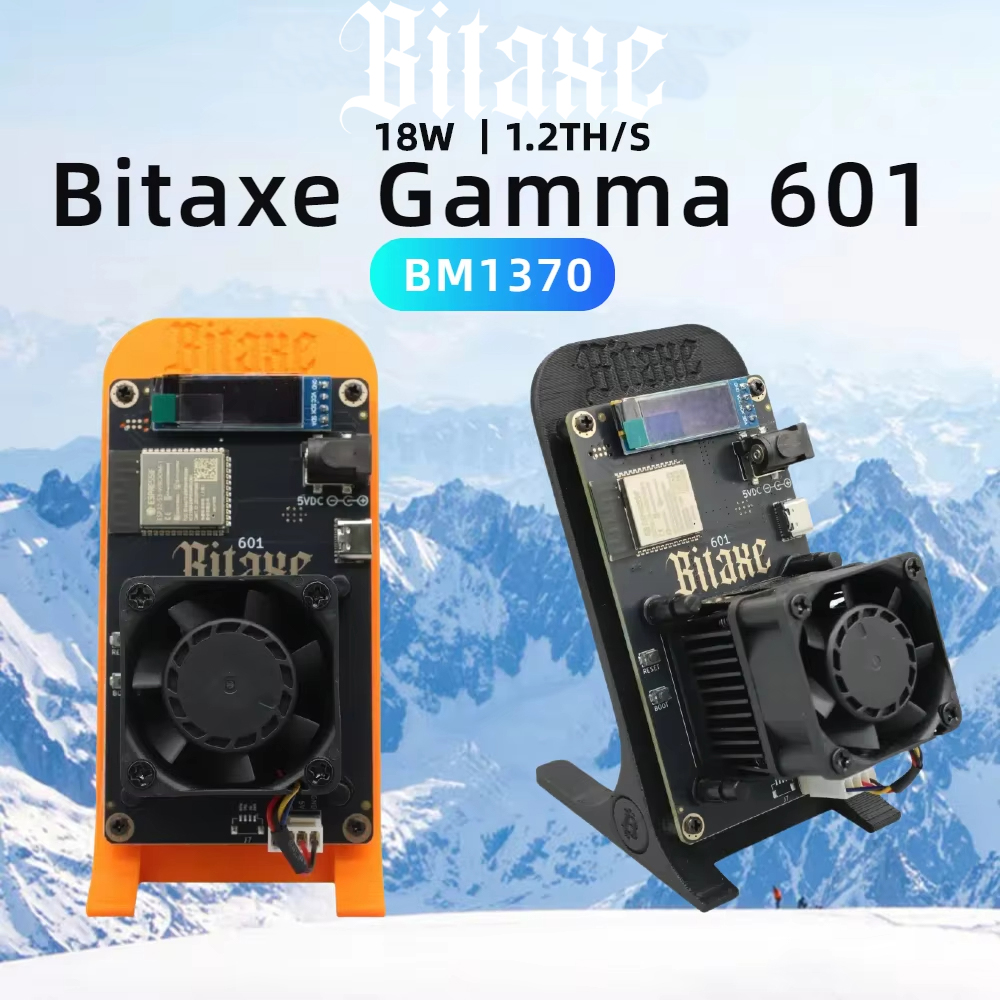 最新のBTCマイニングマシンBitaxe 601 Gamma Miner暗号通貨マイナー1.2