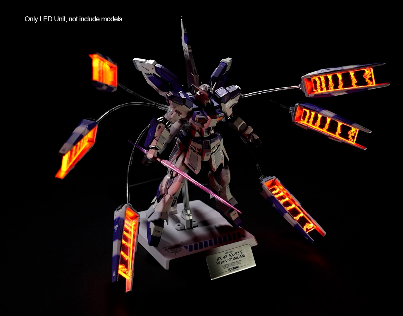 Kosmos RGB LED Unit for 1/100 RX-93 Nu Gundam Ver.Ka - AliExpress 26