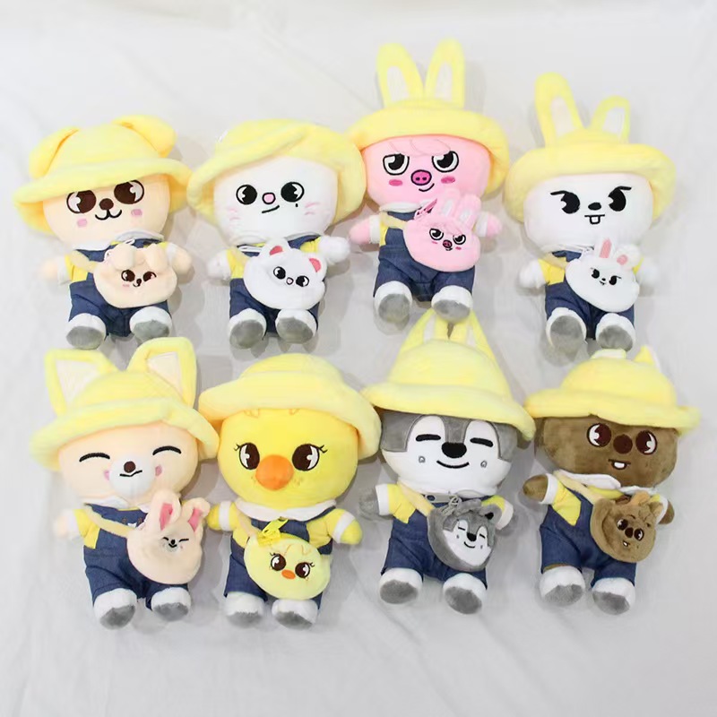 Stray Kids SKZ Kindergarten Sitting Doll SKZOO FELIX Hat Clothes