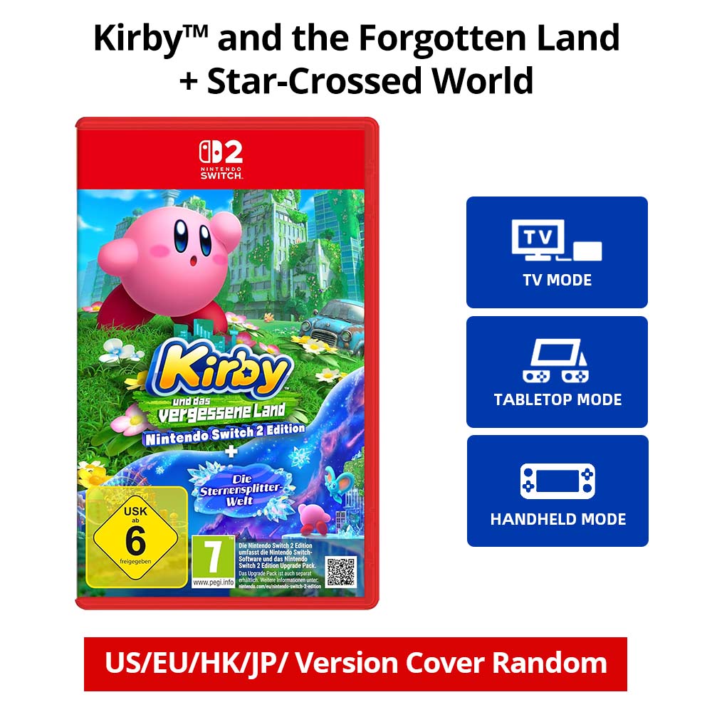 Nintendo Switch 2 Game -Kirby and the Forgotten Land + Star