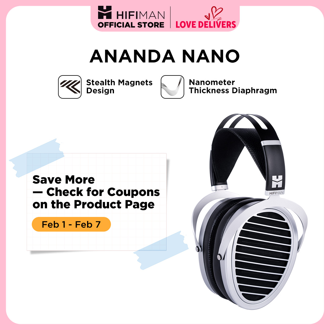 HIFIMAN ANANDA NANO ナノメートル厚ダイヤフラムを備えたオープン