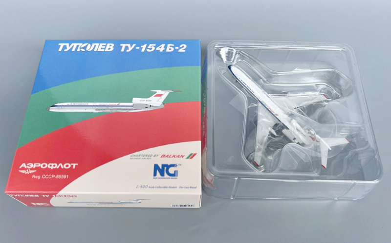 TuPolev Tu-154 tu154 Tu-154B-2 CCP-85591ロディキャスト合金飛行機