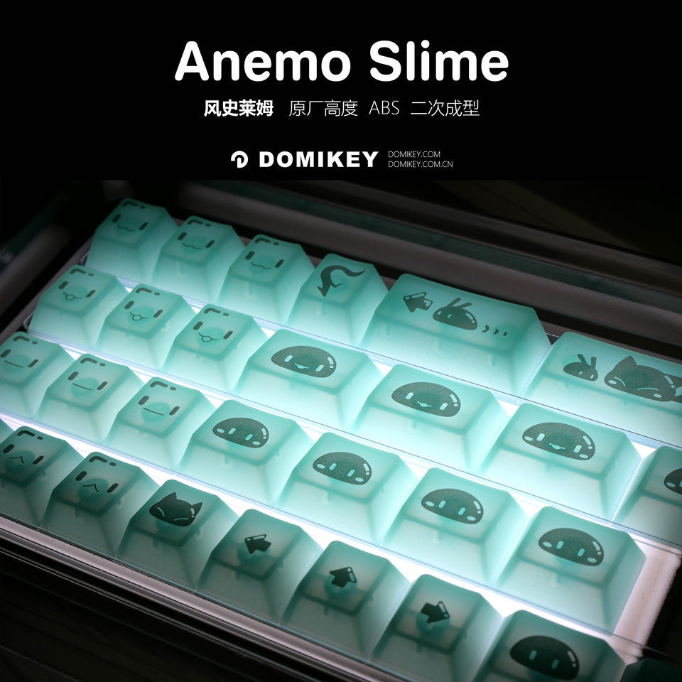 Hififox x Domikey Anemo Slime Cherry Profile ABS Doubleshots