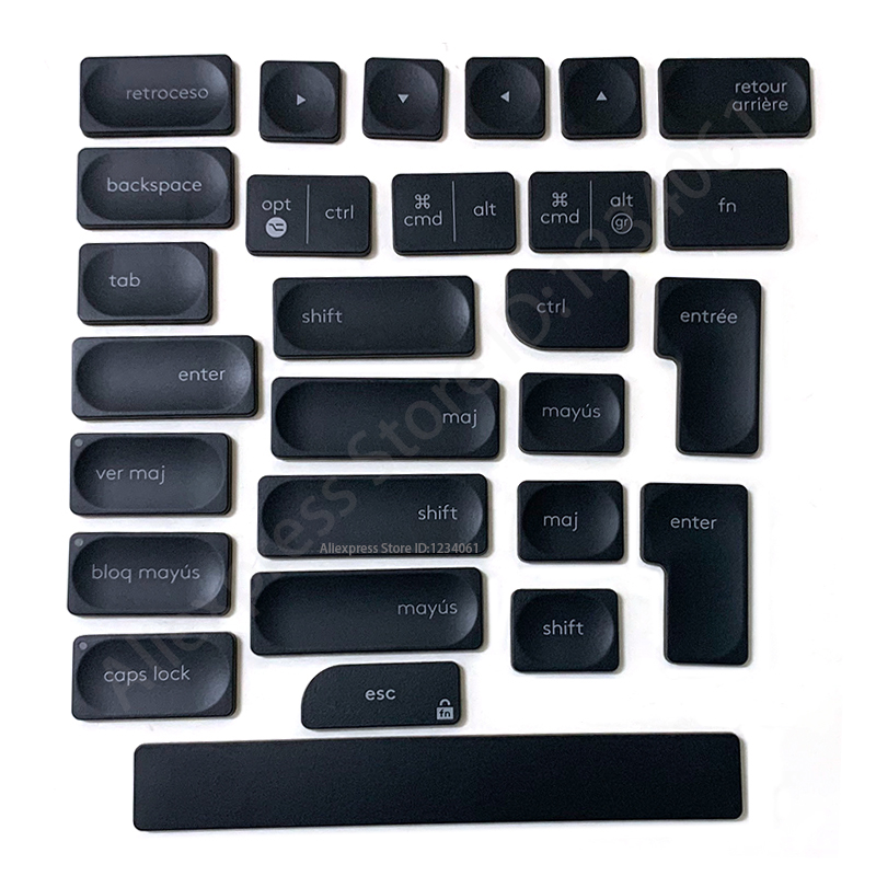 交換用キーキャップ キーキャップ & シザークリップ & ヒンジ Logitech
