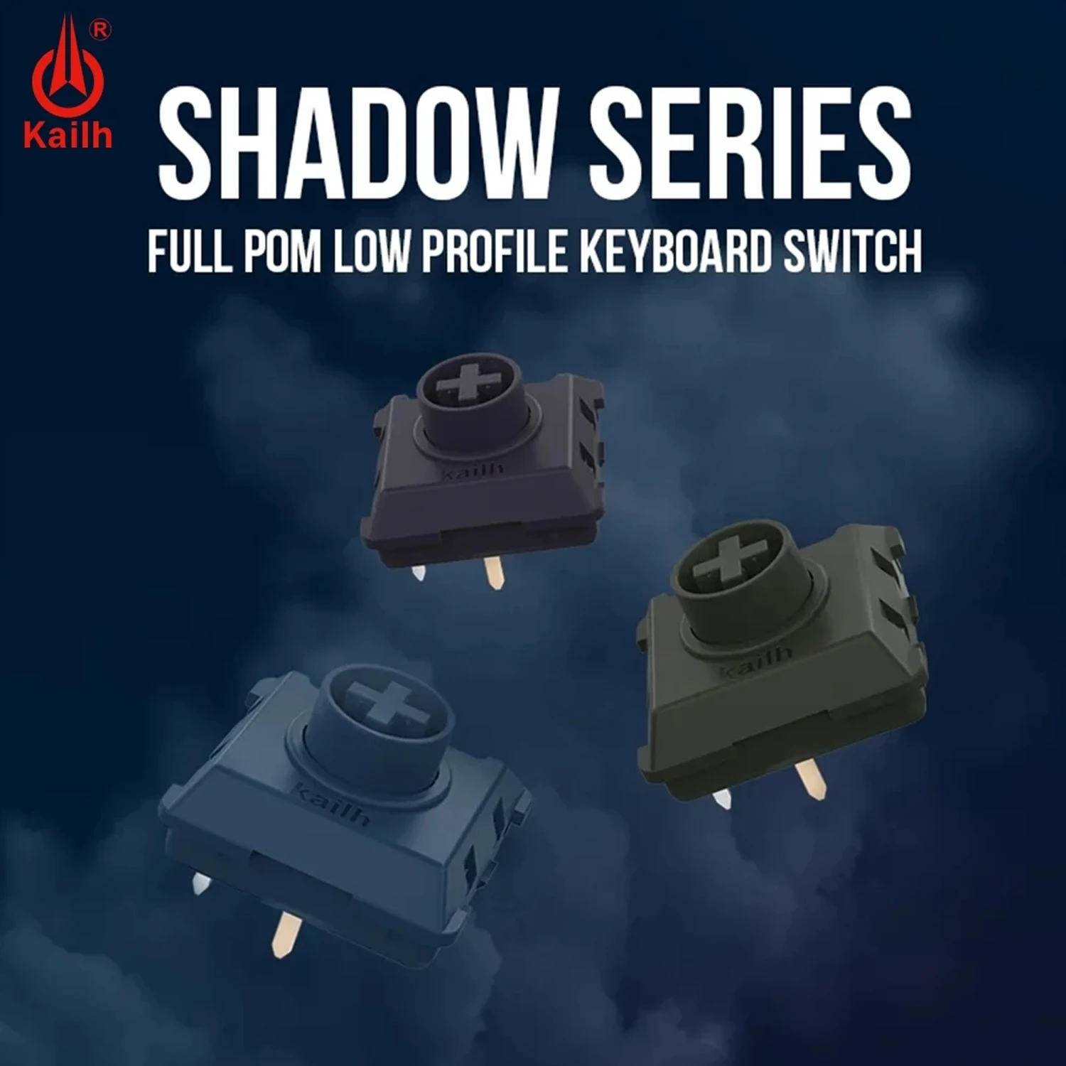 Kailh Low Profile Switches 1353 Phantom Ghost Wizard Linear Clicky