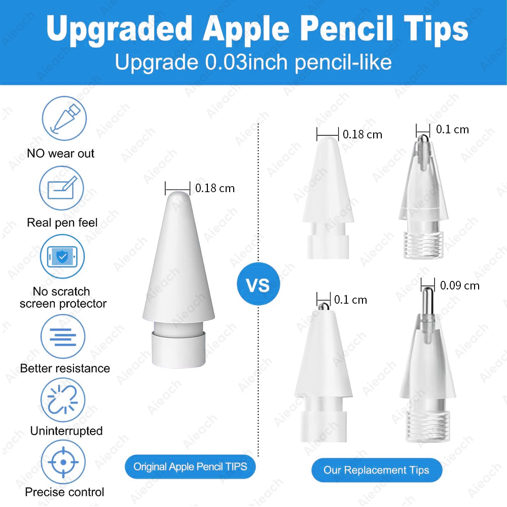 For Apple Pencil 1st 2nd 3rd USB-C Pro Tip For Apple Pencil Pen
