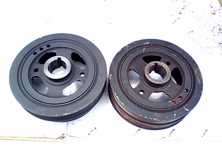 クランクプーリーとO2センサーの加工 – AE86に5バルブ4A-Gを載せてみる