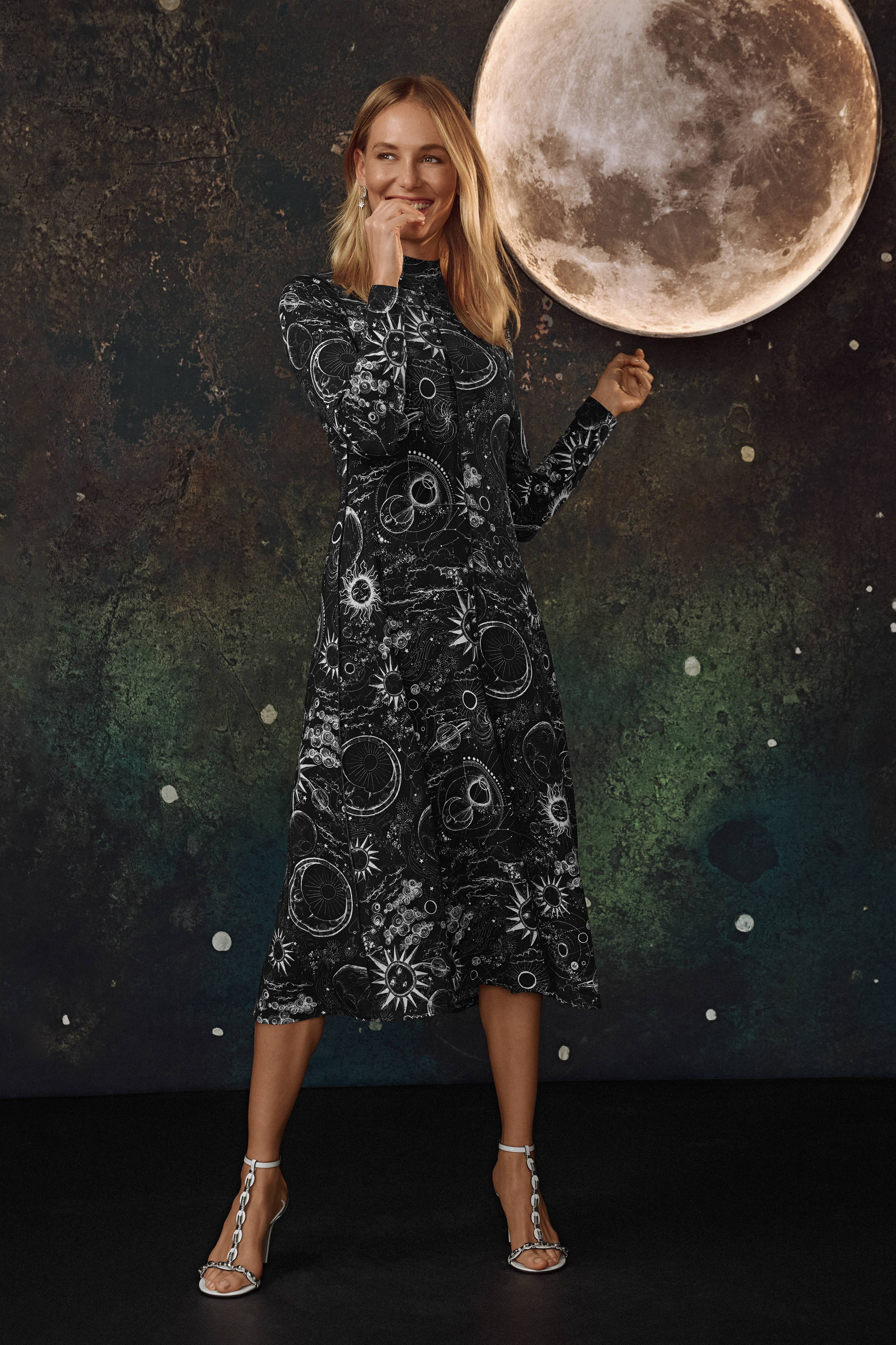 Buy THE JANIE FAVORITE SEAMED MOCK NECK DRESS | Johnny Was