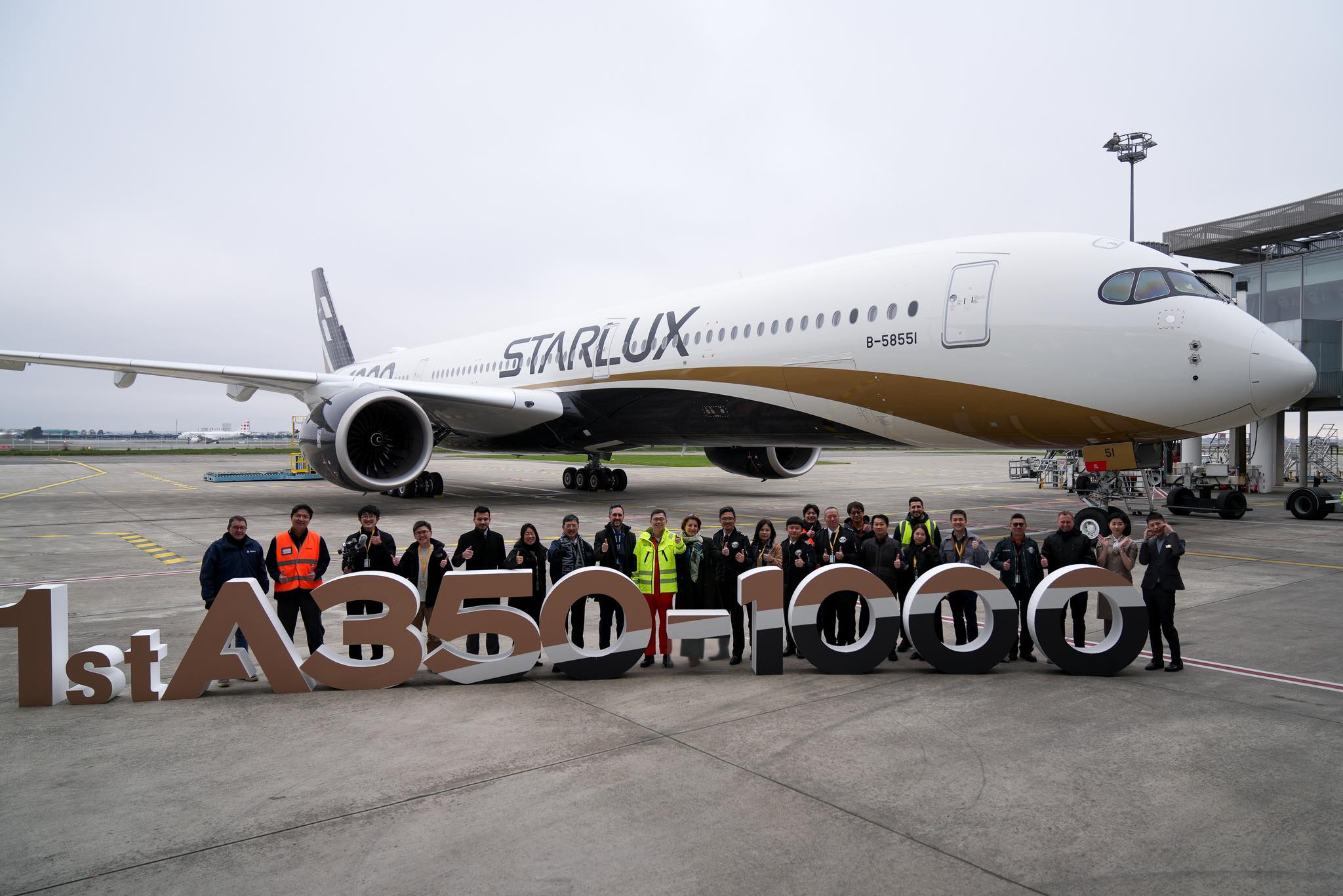 STARLUX takes delivery of Taiwan's first Airbus A350-1000