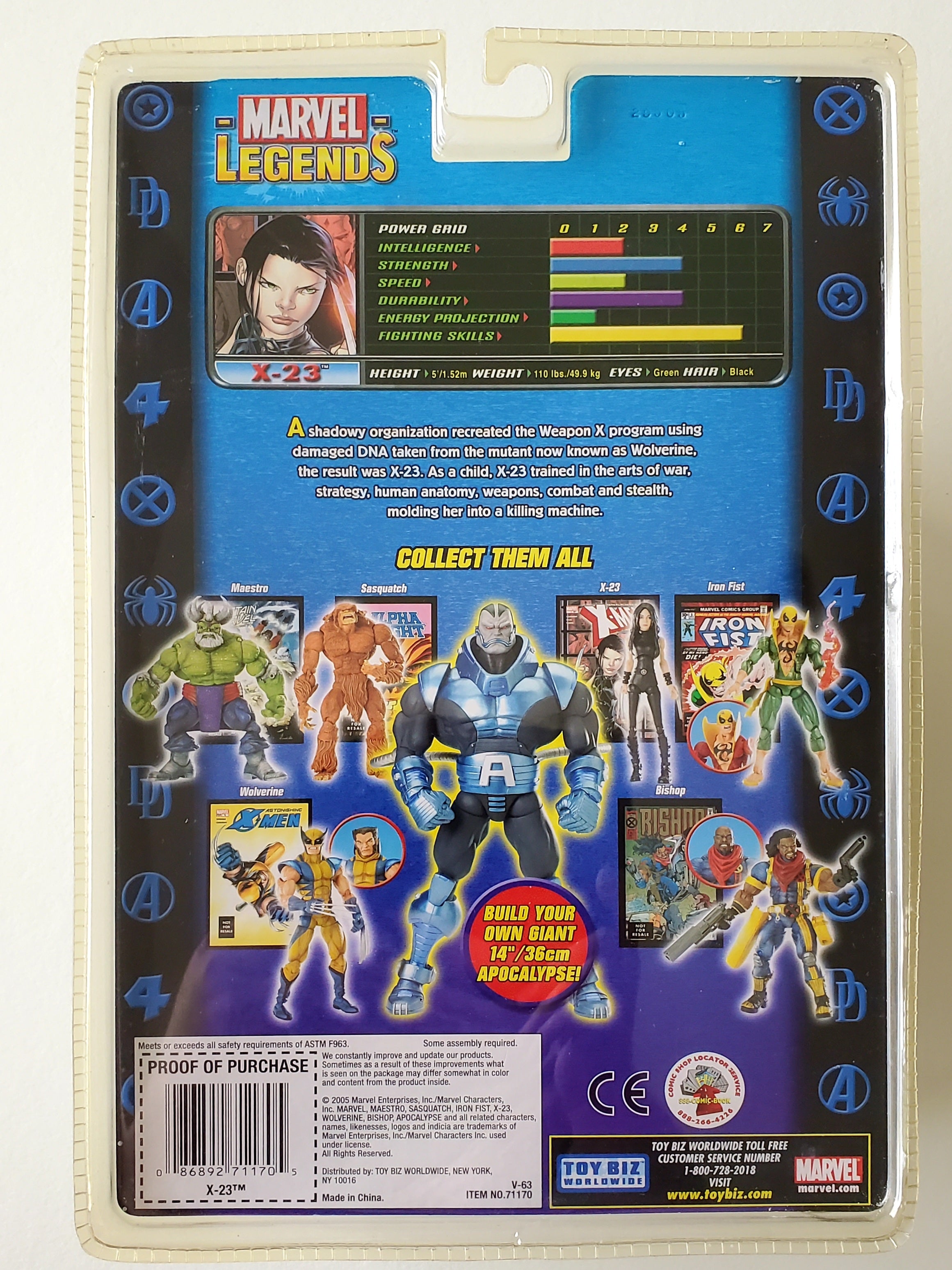 Marvel Legends Apocalypse Series X-23 (purple costume) 6-Inch