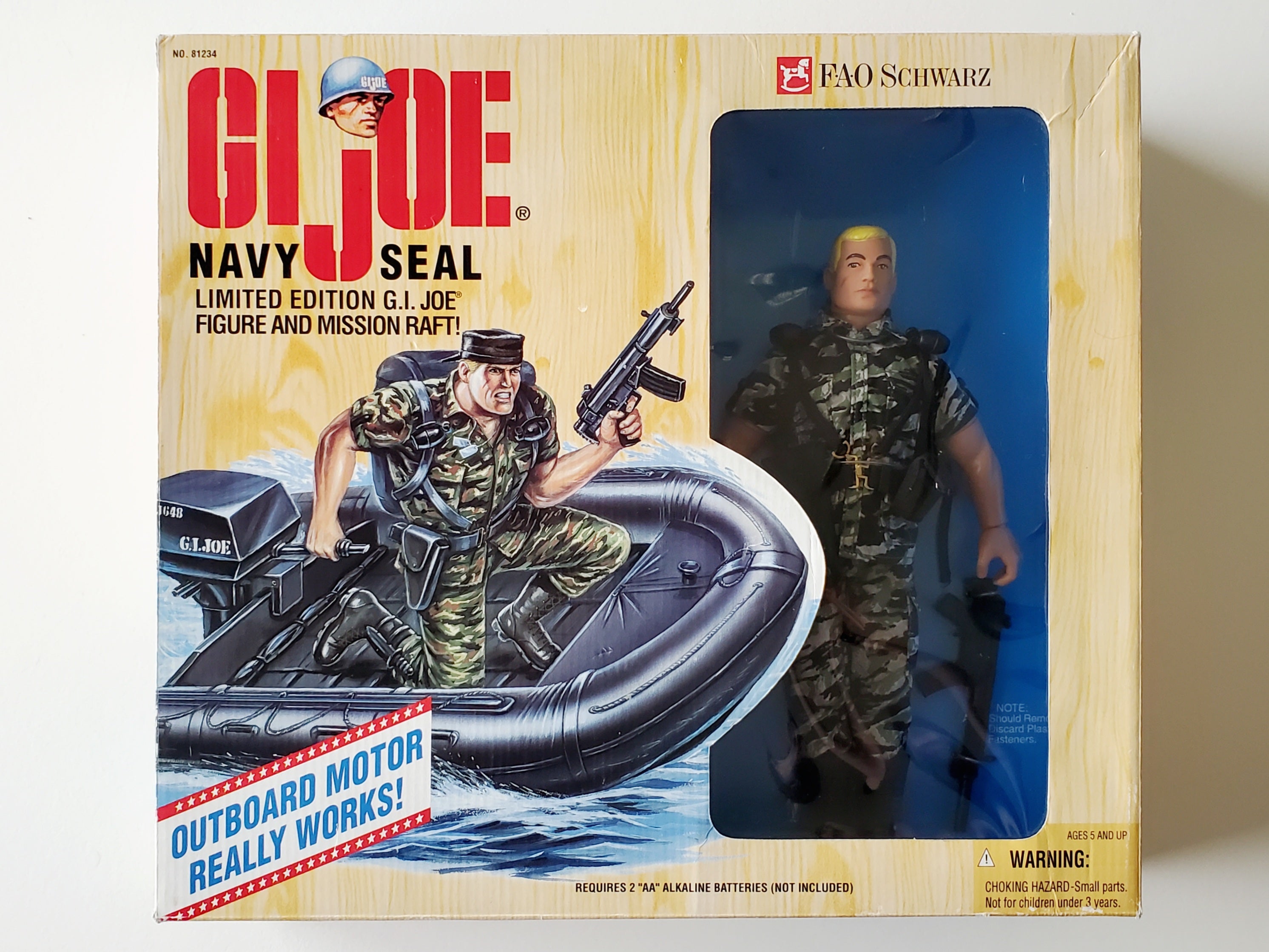 G.I. Joe Navy Seal and Mission Raft Exclusive 12-Inch Action