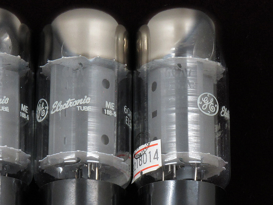 ゼネラルエレクトリック GE 6CA7/EL34 (4本) 真空管 @18118 / 中古