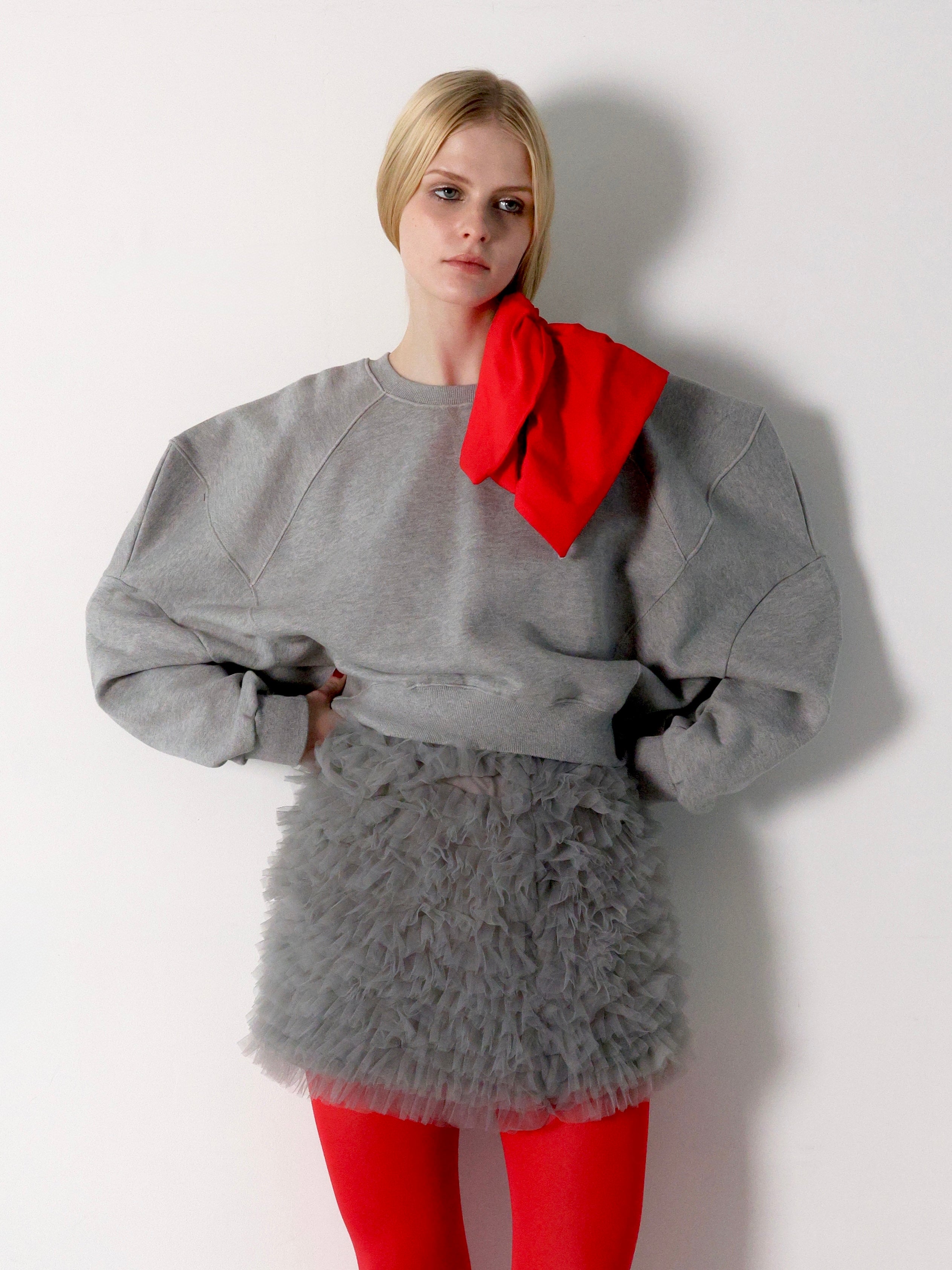 PUFF SLEEVE SWEAT - 裏起毛 - – AMOMMA