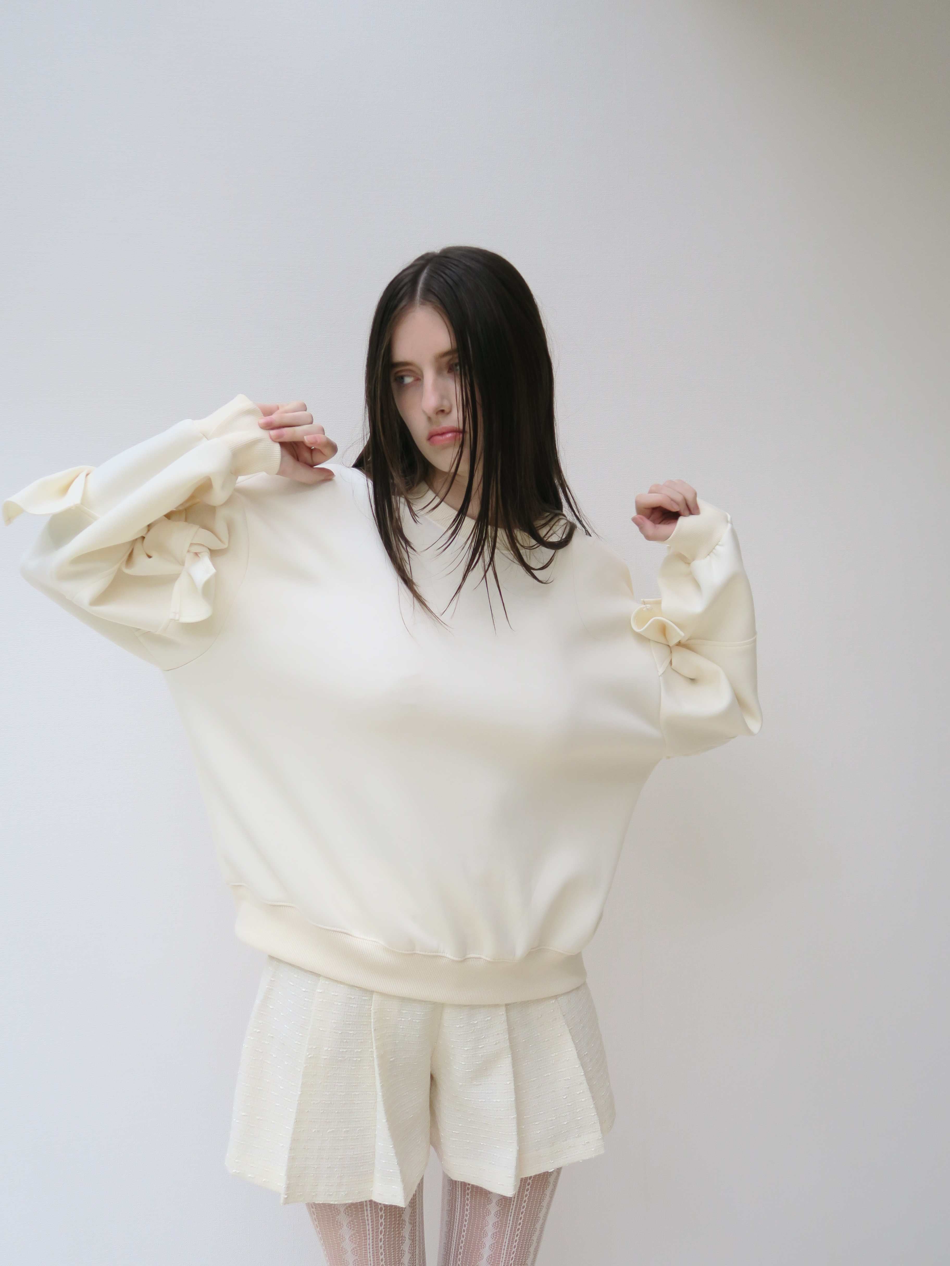 ribbon sleeve sweat – AMOMMA