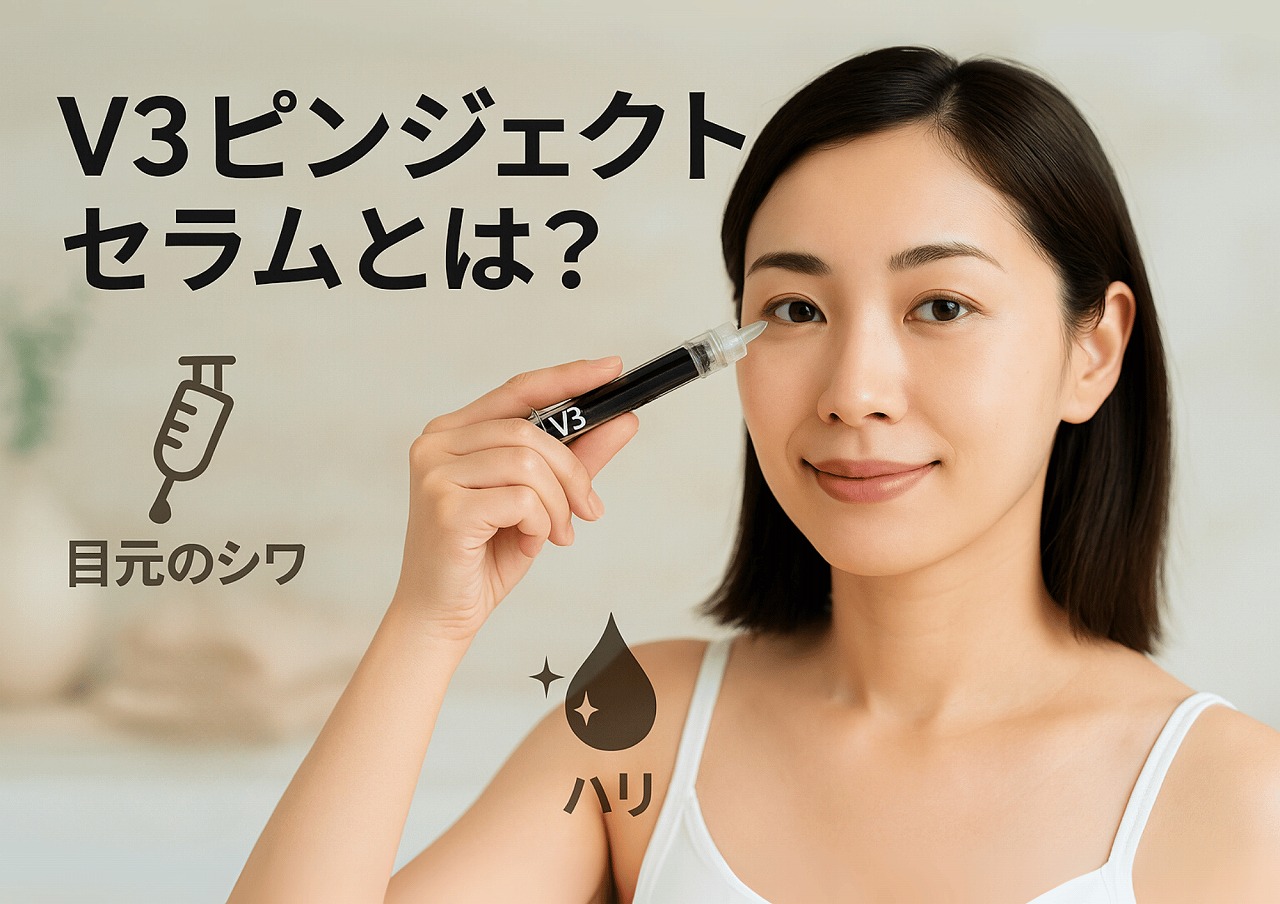 V3 ピンジェクトセラム正規品｜サロン直営・即効リフトで目元・ほう